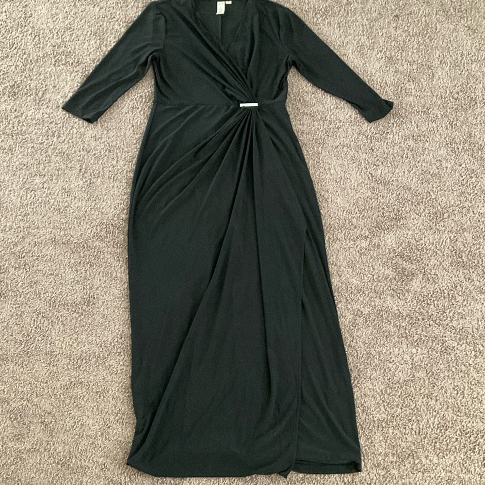 Emma & Michele Elegant Black Maxi  Dress Size M